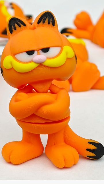 Garfield Key Ring – Cute & Collectible 3D Character Keychain