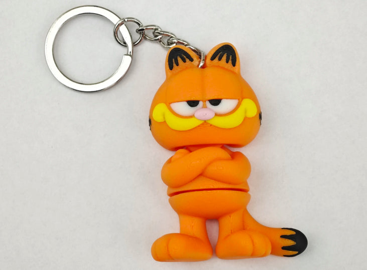Garfield Key Ring – Cute & Collectible 3D Character Keychain