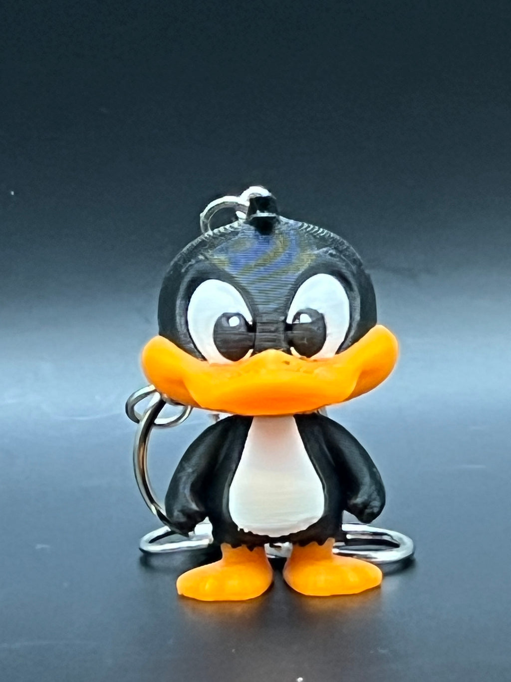 Adorable 3D-Printed Penguin Keychain – Hand-Finished Premium PLA