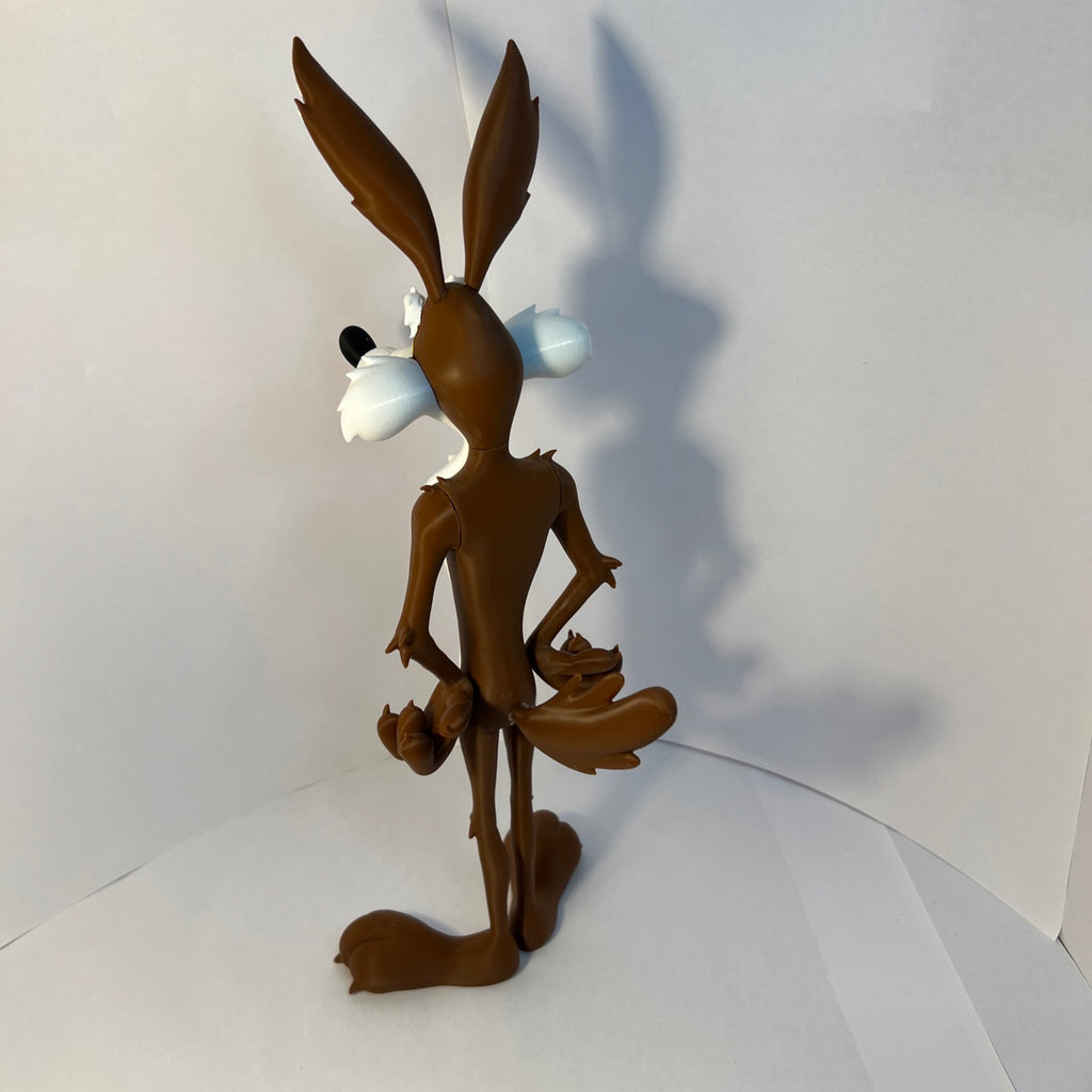 3D-Printed Wile E. Coyote Figure – Full-Color