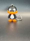 3D-Printed Black Duck Keychain – Full-Color, Ready to Clip On