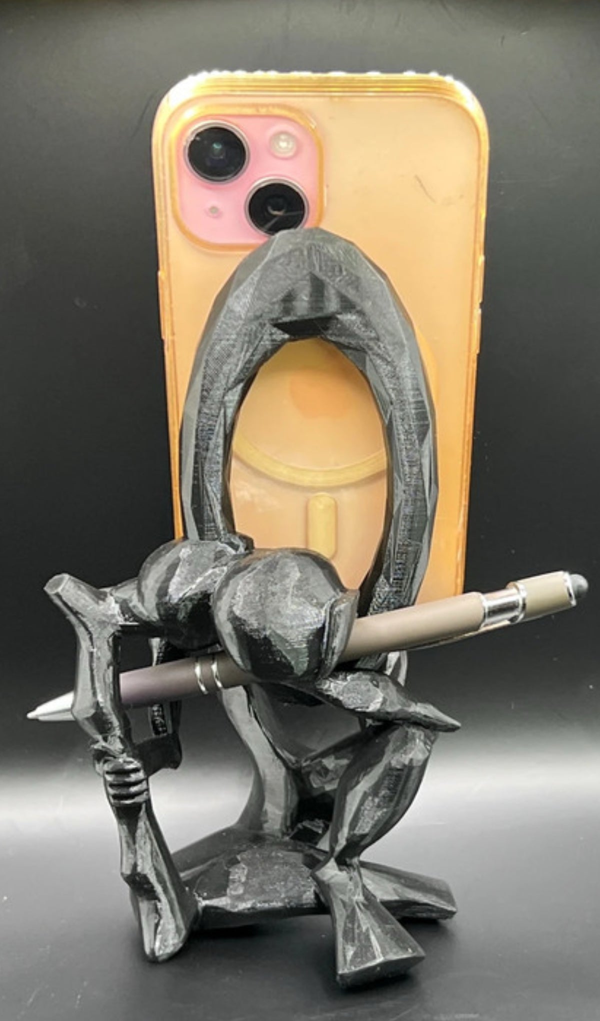 Phone & Pen Holder Sculpture