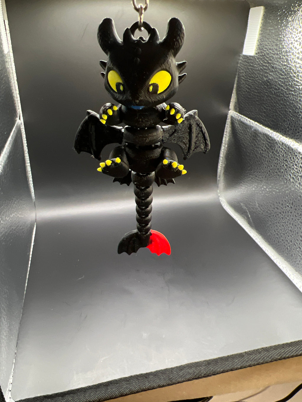 Toothless Night Fury 3D Printed Keychain – How to Train Your Dragon #impressao3d #3dprinting #figurascolecionaveis #disney #nintendo #looneytunes #presenteoriginal #3dinspiration