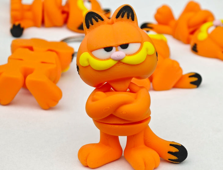 Garfield Key Ring – Cute & Collectible 3D Character Keychain