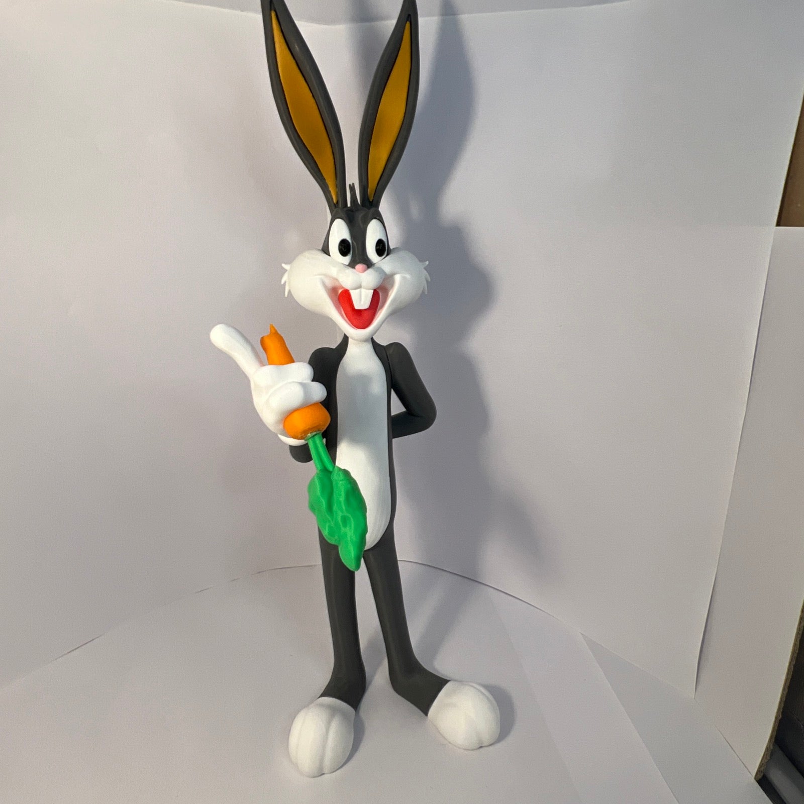 3D-Printed Bugs Bunny Figure – Full-Color