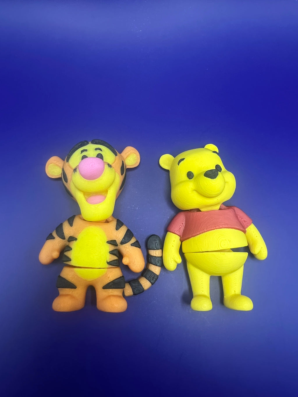 3D-Printed Fantasy Keychain: Pennywise & Winnie the Pooh by JF3DFabrication