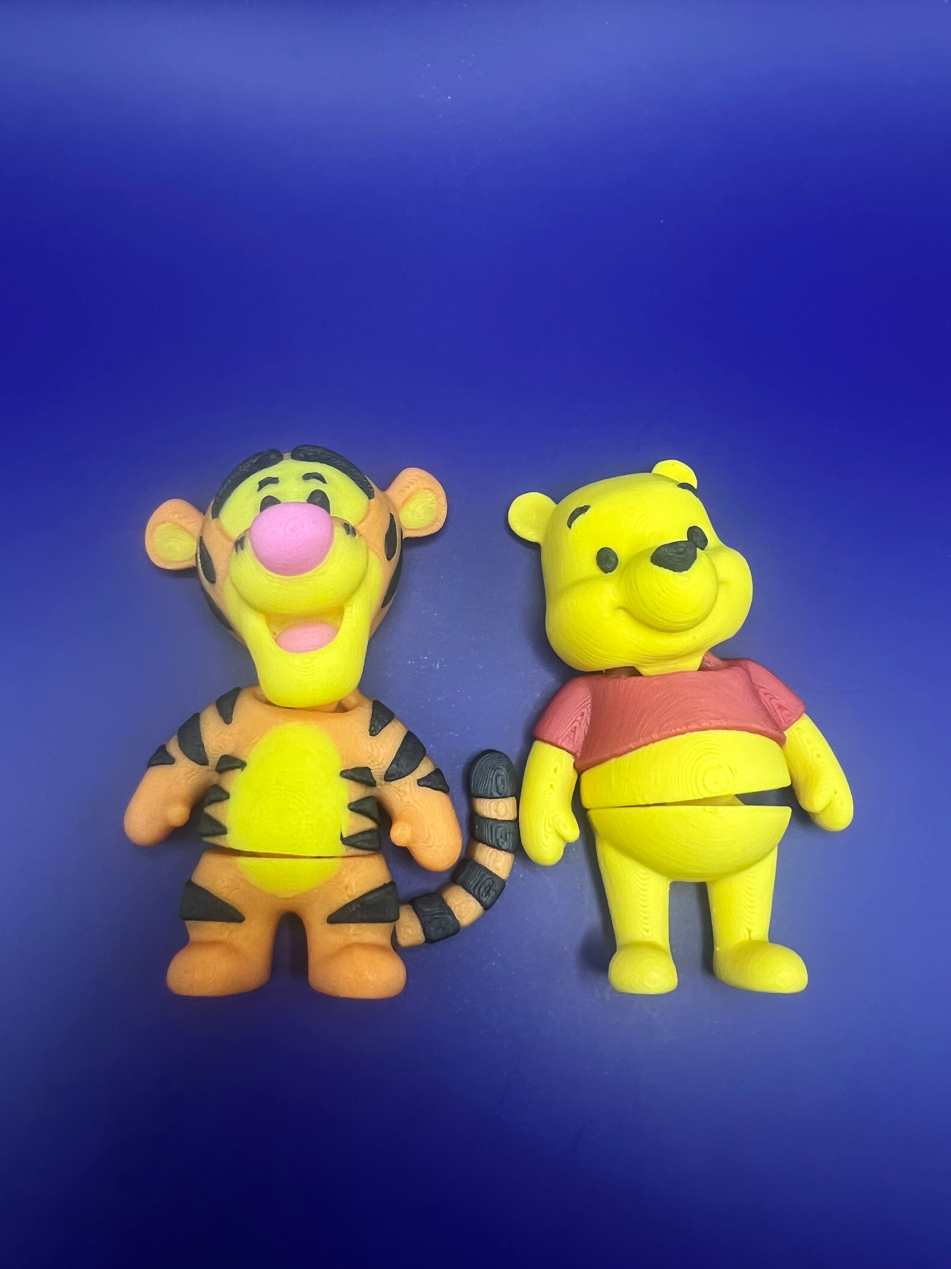 3D-Printed Fantasy Keychain: Pennywise & Winnie the Pooh by JF3DFabrication