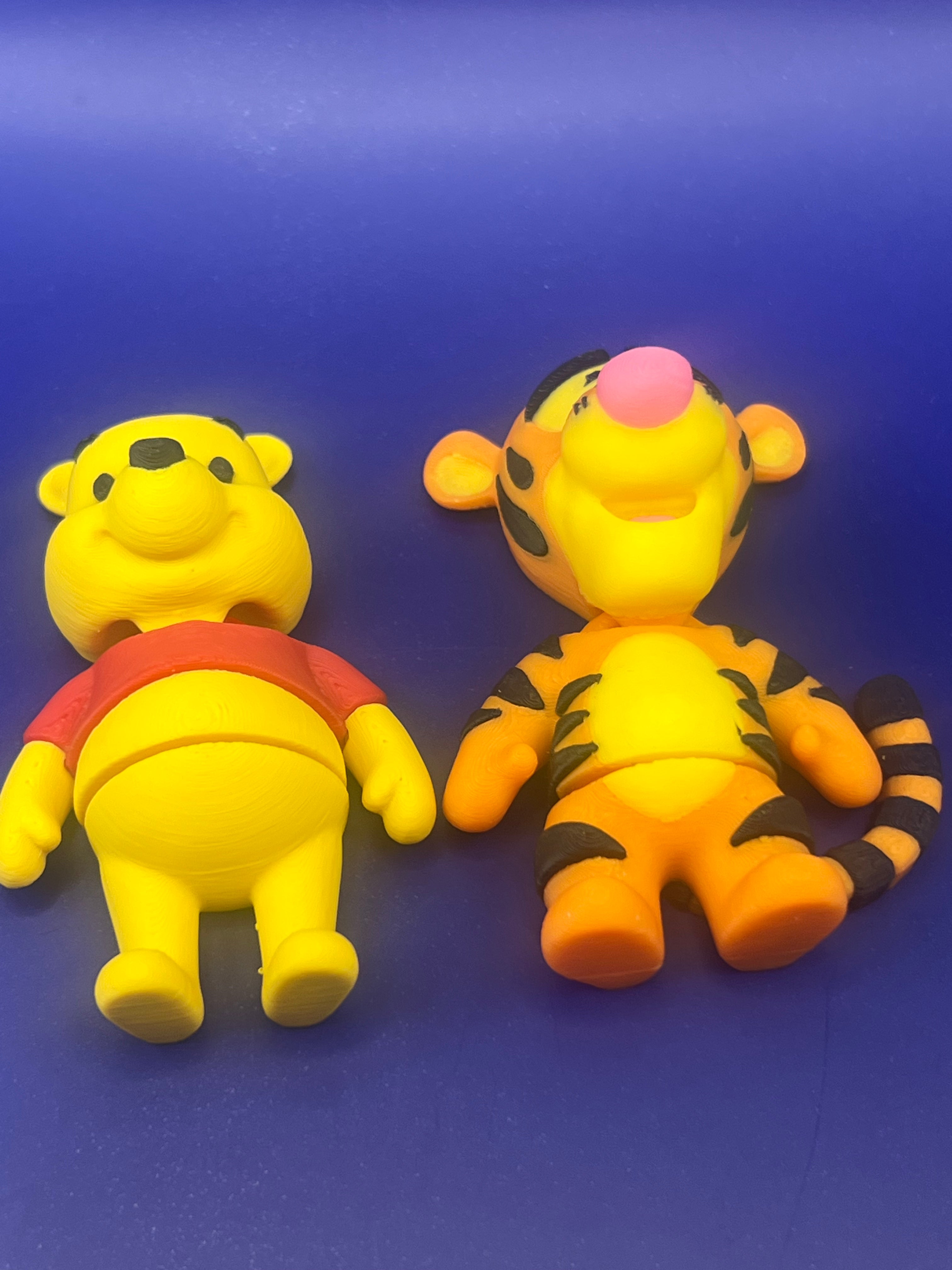 3D-Printed Fantasy Keychain: Pennywise & Winnie the Pooh by JF3DFabrication