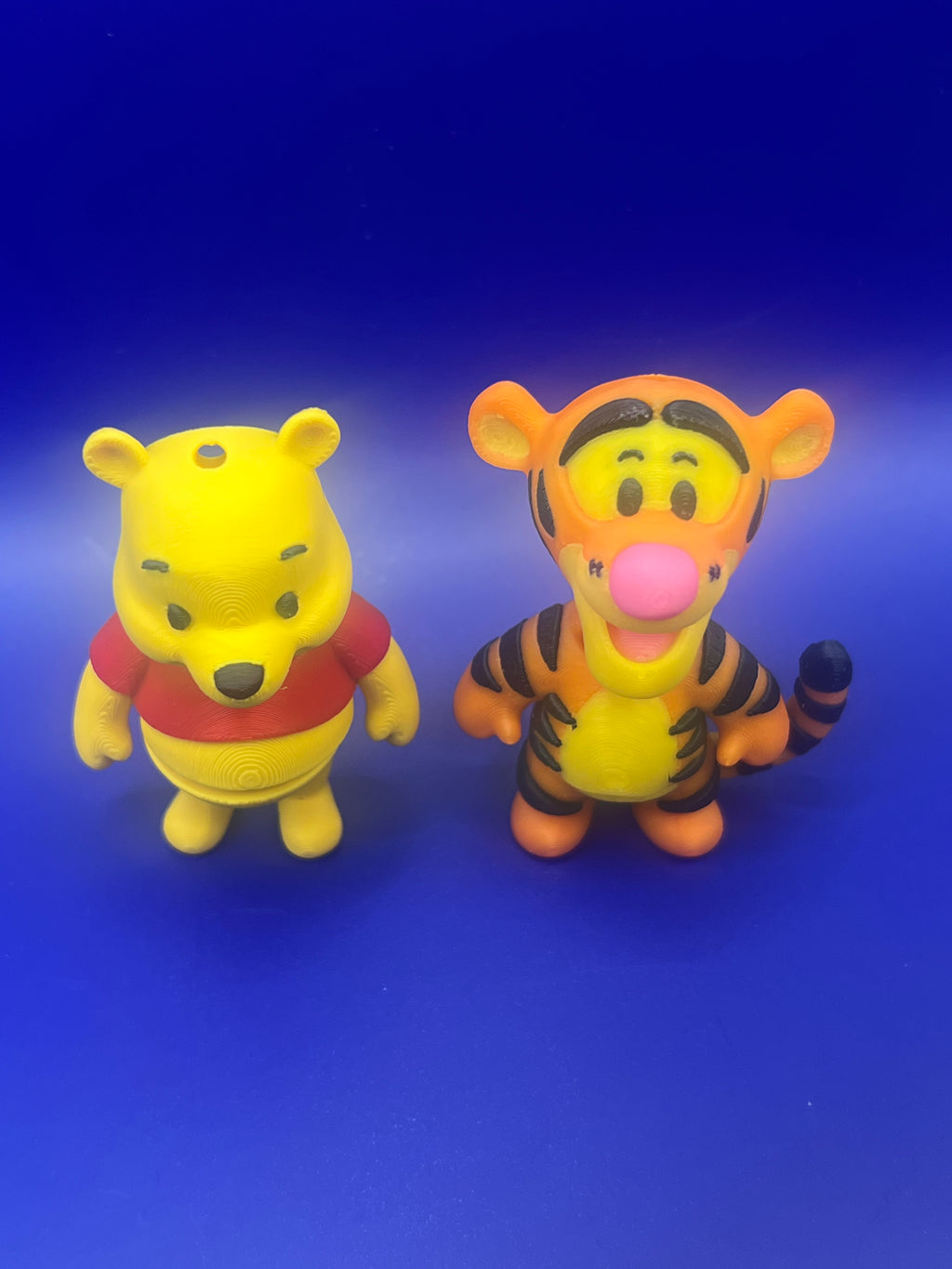 3D-Printed Fantasy Keychain: Pennywise & Winnie the Pooh by JF3DFabrication