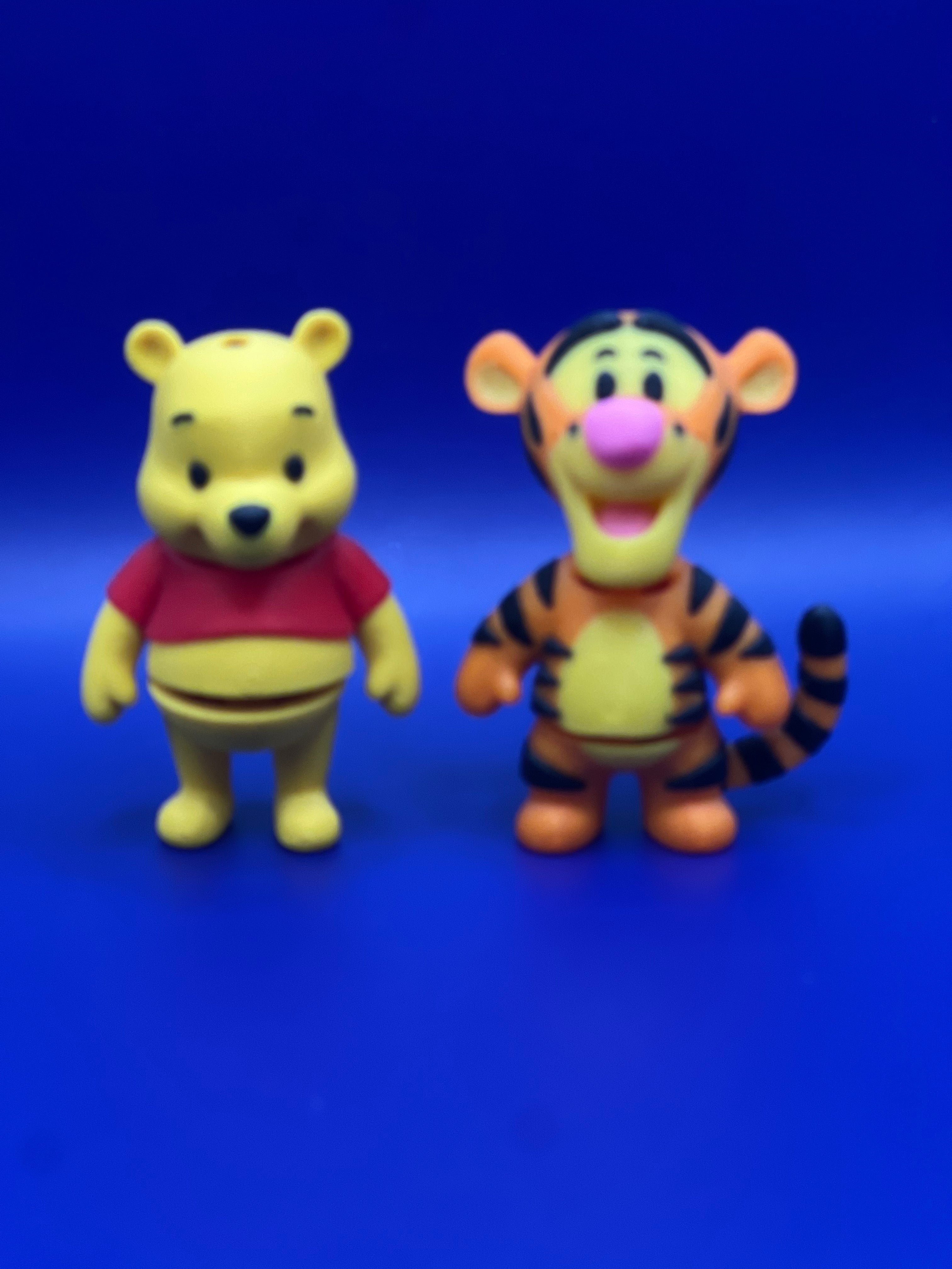 3D-Printed Fantasy Keychain: Pennywise & Winnie the Pooh by JF3DFabrication