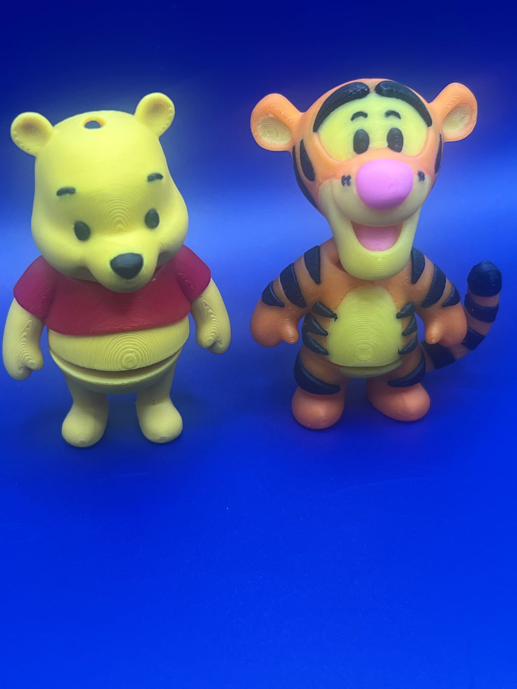 3D-Printed Fantasy Keychain: Pennywise & Winnie the Pooh by JF3DFabrication