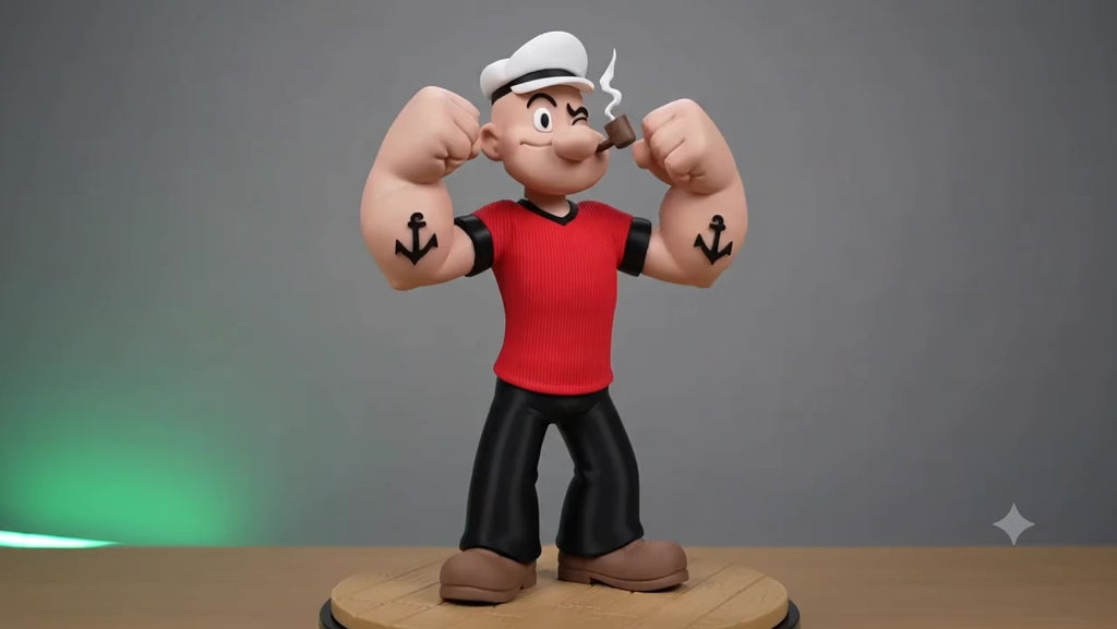 Popeye 3D Figure – 9.8 inches (25 cm)